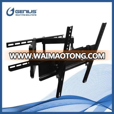 Full Motion Retractable Dual Arms LCD TV Wall Mount Bracket